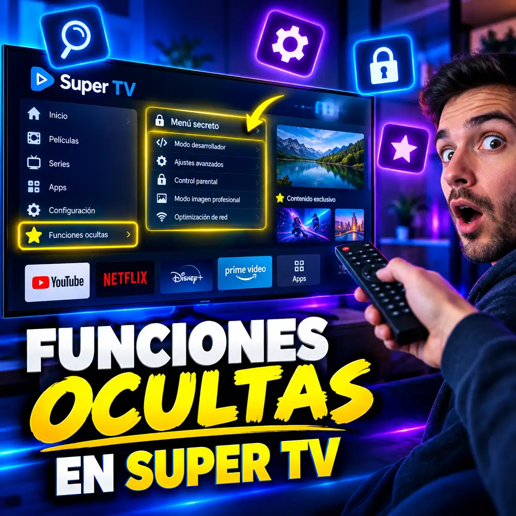 Funciones ocultas en Super TV que la mayoría de los usuarios pasan por alto