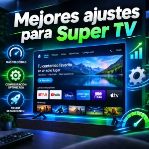 Mejores ajustes para el rendimiento de Super TV