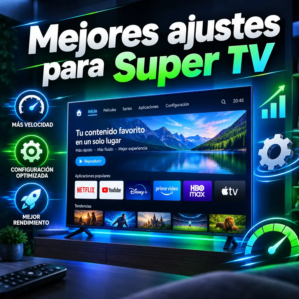 Mejores ajustes para el rendimiento de Super TV